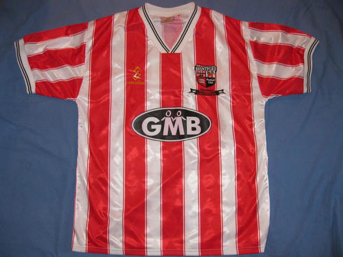 maillot brentford fc domicile 1999-2000 rétro