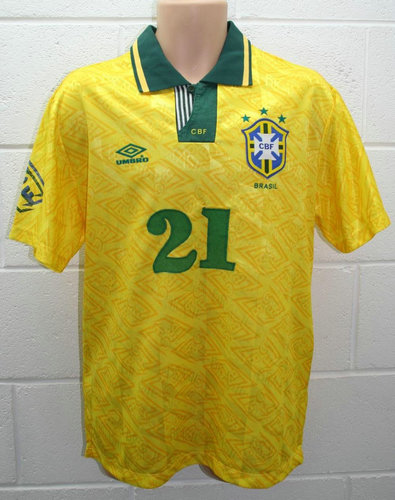maillot brésil domicile 1992-1993 rétro
