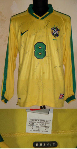 maillot brésil domicile 1997-1998 rétro