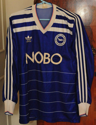 maillot brighton and hove albion domicile 1986-1987 pas cher