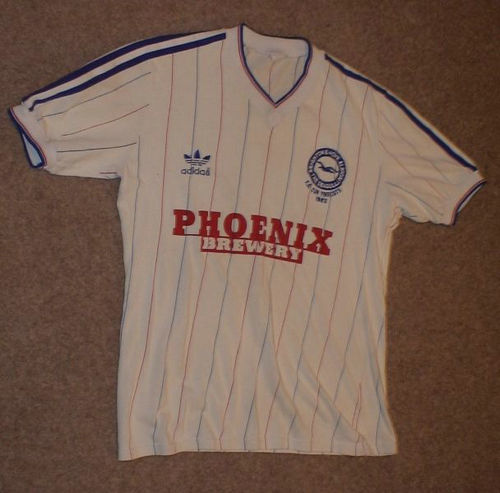 maillot brighton and hove albion exterieur 1983-1984 rétro