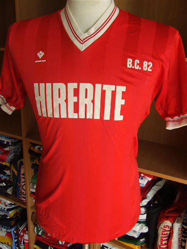 maillot bristol city fc domicile 1983-1986 rétro