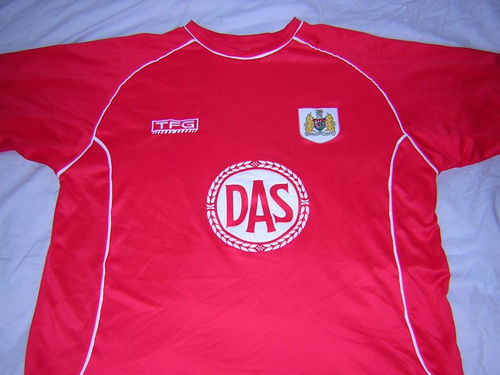 maillot bristol city fc domicile 2002-2003 rétro