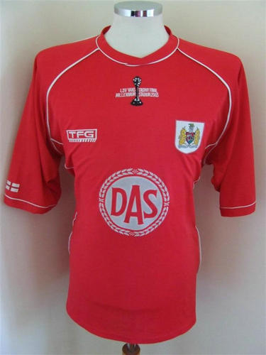 maillot bristol city fc réplique 2002-2003 pas cher