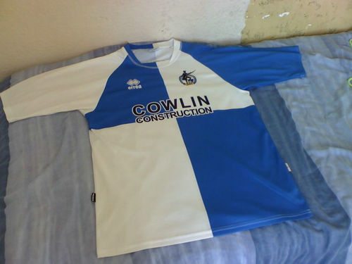 maillot bristol rovers domicile 2007-2008 rétro