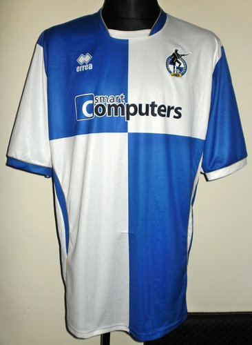 maillot bristol rovers domicile 2010-2011 rétro