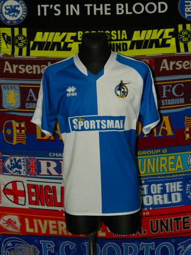 maillot bristol rovers domicile 2015-2016 rétro