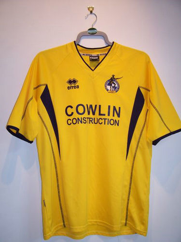 maillot bristol rovers exterieur 2005-2008 rétro