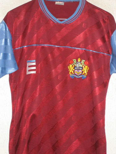 maillot burnley fc domicile 1987-1988 rétro