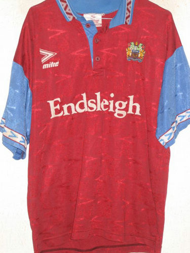 maillot burnley fc domicile 1993-1995 rétro