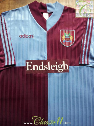 maillot burnley fc domicile 1996-1998 pas cher