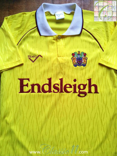 maillot burnley fc exterieur 1991-1993 rétro