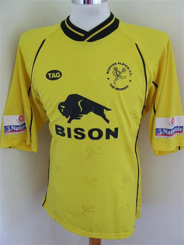 maillot burton albion domicile 2001-2002 rétro