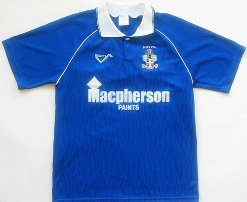 maillot bury fc exterieur 1991-1992 rétro