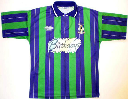 maillot bury fc exterieur 1994-1995 rétro