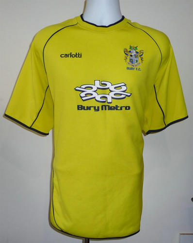 maillot bury fc exterieur 2004-2006 rétro