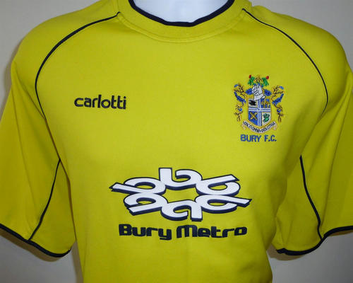 maillot bury fc exterieur 2004-2006 rétro