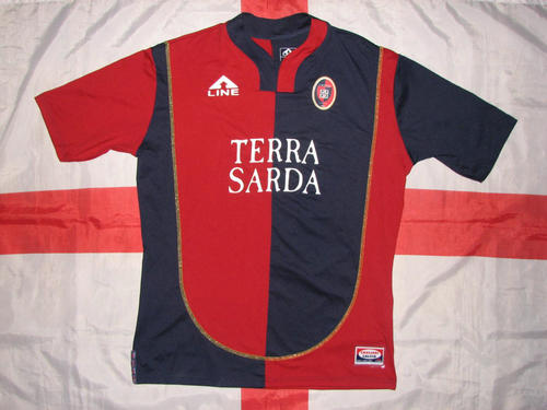 maillot cagliari calcio domicile 2003-2004 rétro