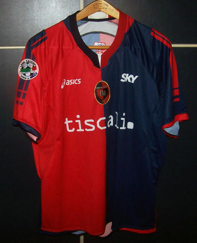 maillot cagliari calcio domicile 2006-2007 rétro
