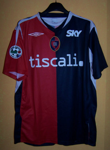 maillot cagliari calcio domicile 2007-2008 pas cher