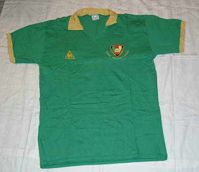 maillot cameroun domicile 1982 rétro