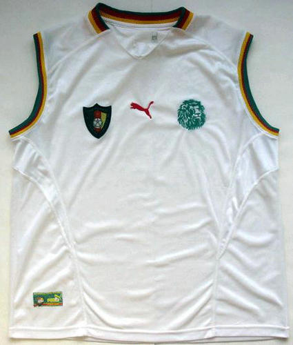 maillot cameroun exterieur 2002 rétro