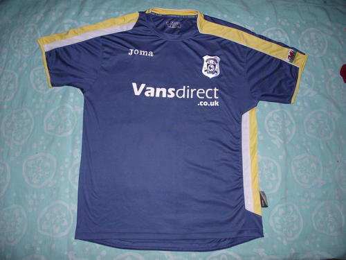 maillot cardiff city domicile 2008-2009 rétro