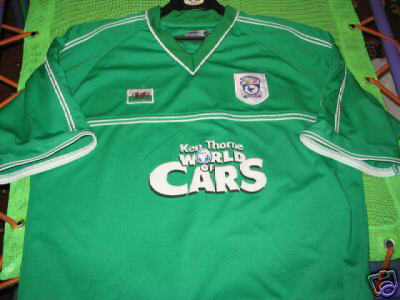 maillot cardiff city exterieur 2001-2002 pas cher