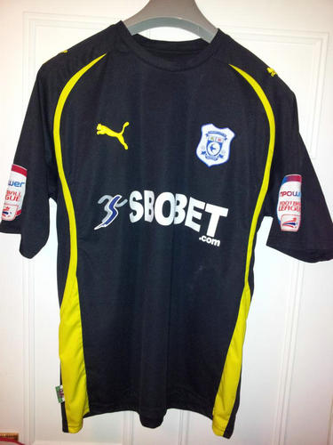 maillot cardiff city exterieur 2010-2011 rétro