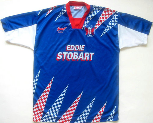 maillot carlisle united fc domicile 1995-1997 rétro