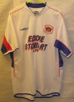 maillot carlisle united fc exterieur 2002-2004 rétro