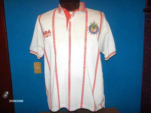 maillot cd guadalajara domicile 1989-1990 rétro