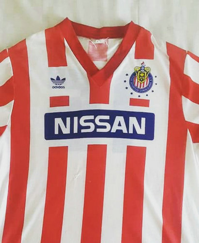 maillot cd guadalajara domicile 1990-1991 pas cher