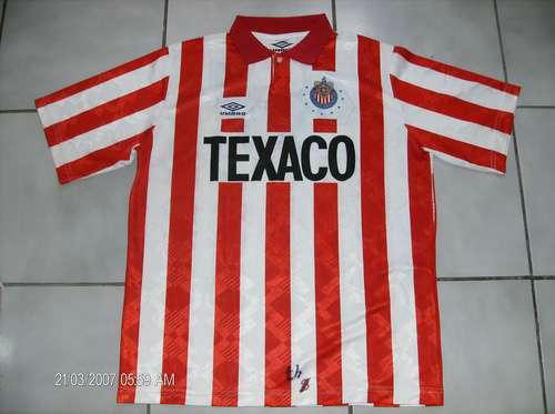 maillot cd guadalajara domicile 1992-1993 pas cher