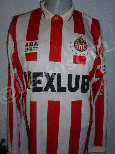 maillot cd guadalajara domicile 1995-1996 pas cher