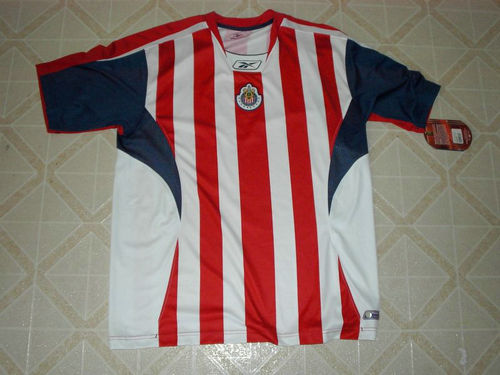 maillot cd guadalajara domicile 2004-2005 rétro