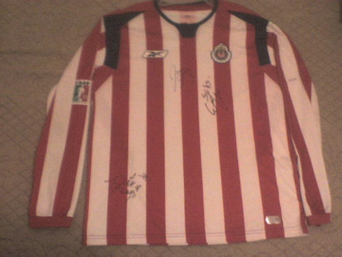 maillot cd guadalajara domicile 2005-2006 rétro