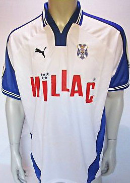 maillot cd tenerife domicile 2000-2001 pas cher