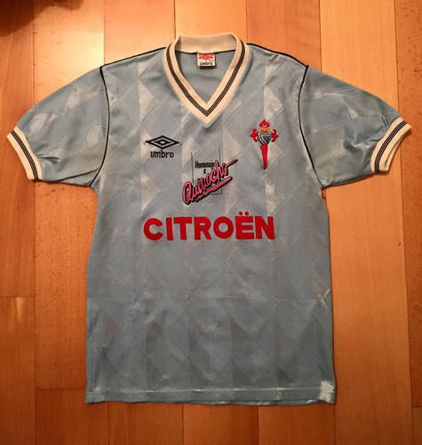 maillot celta vigo domicile 1989-1990 rétro