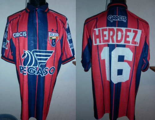 maillot cf atlante domicile 1997-1998 rétro