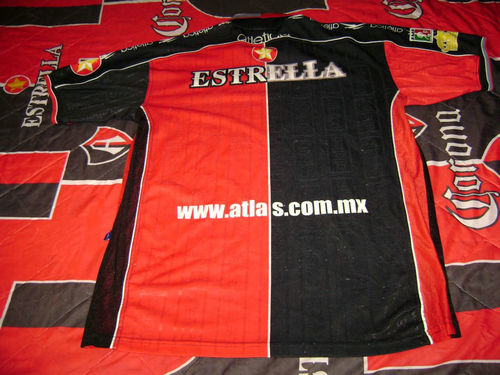 maillot cf atlas domicile 2000-2001 rétro