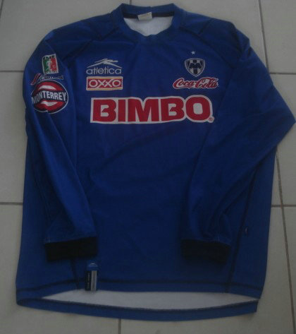 maillot cf monterrey domicile 2003-2004 rétro