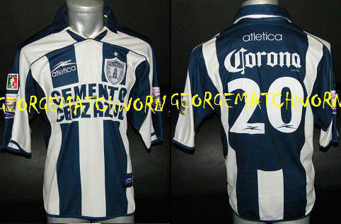 maillot cf pachuca domicile 2001 pas cher