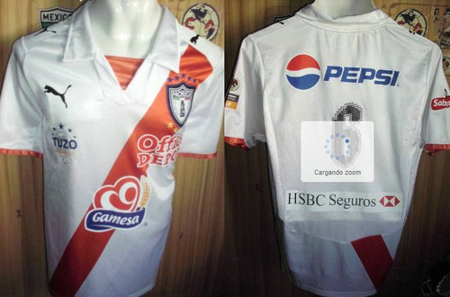 maillot cf pachuca particulier 2010 rétro