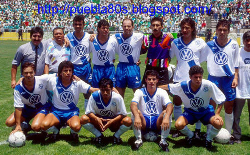 maillot cf puebla domicile 1991-1992 rétro
