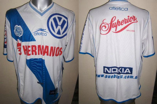 maillot cf puebla domicile 2001 rétro