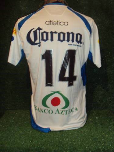 maillot cf puebla domicile 2009-2010 rétro