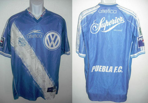 maillot cf puebla exterieur 1999-2000 rétro