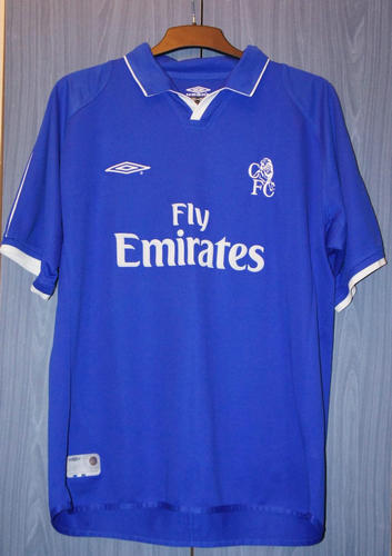 maillot chelsea fc domicile 2001-2003 rétro