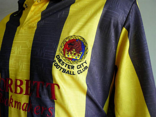 maillot chester city exterieur 1992-1995 pas cher